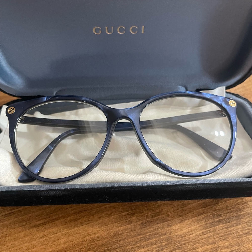 Gucci Blue Glasses